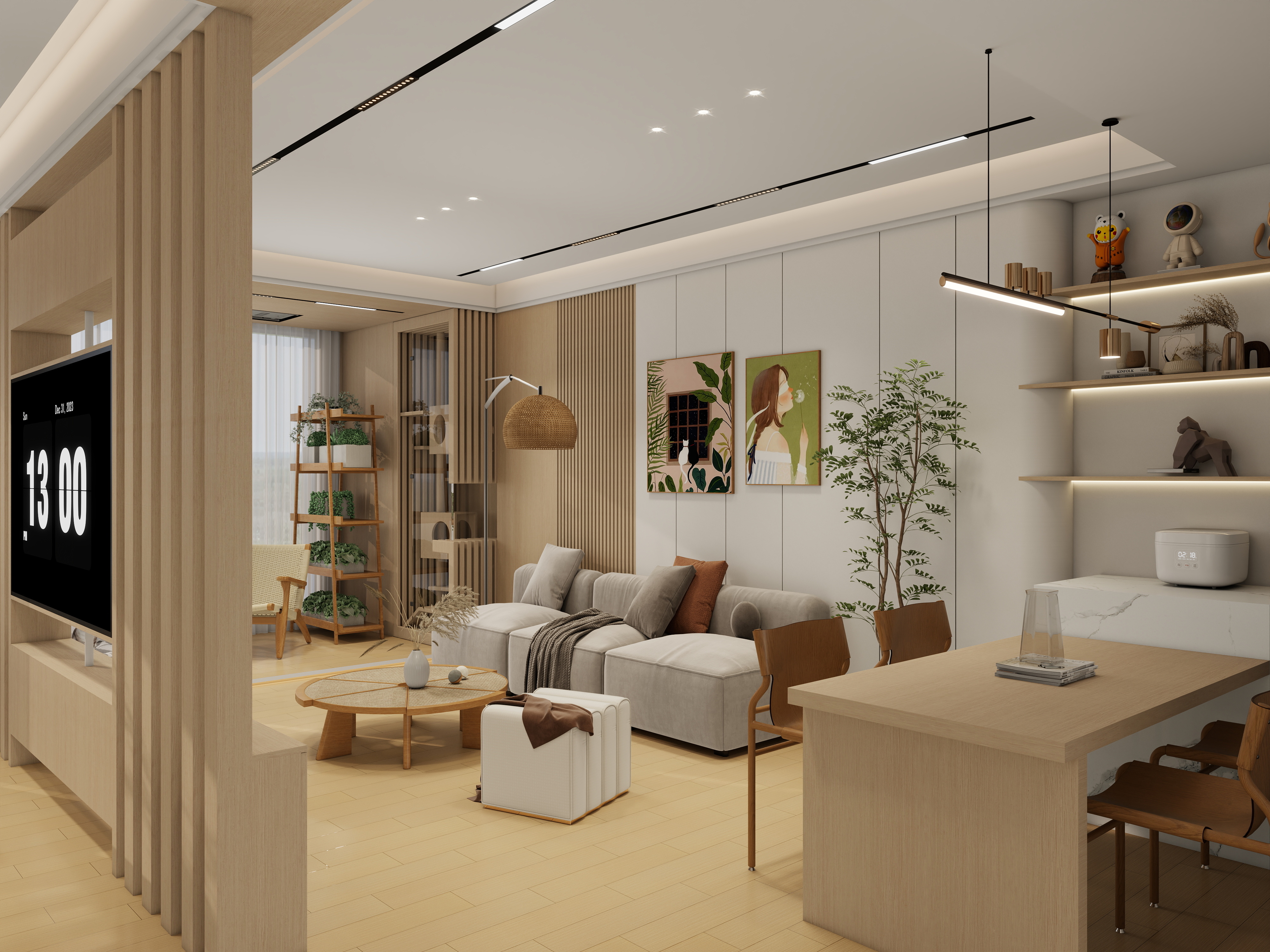 凌云設计-海德公园82㎡2室-装修设计方案