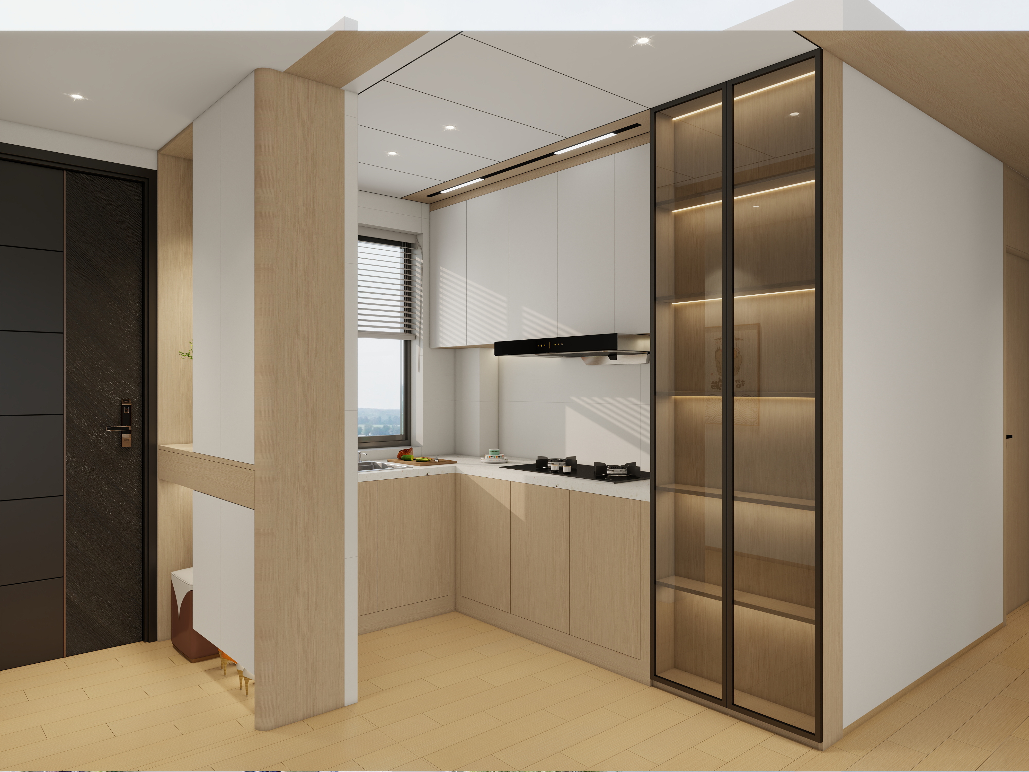 凌云設计-海德公园82㎡2室装修效果图