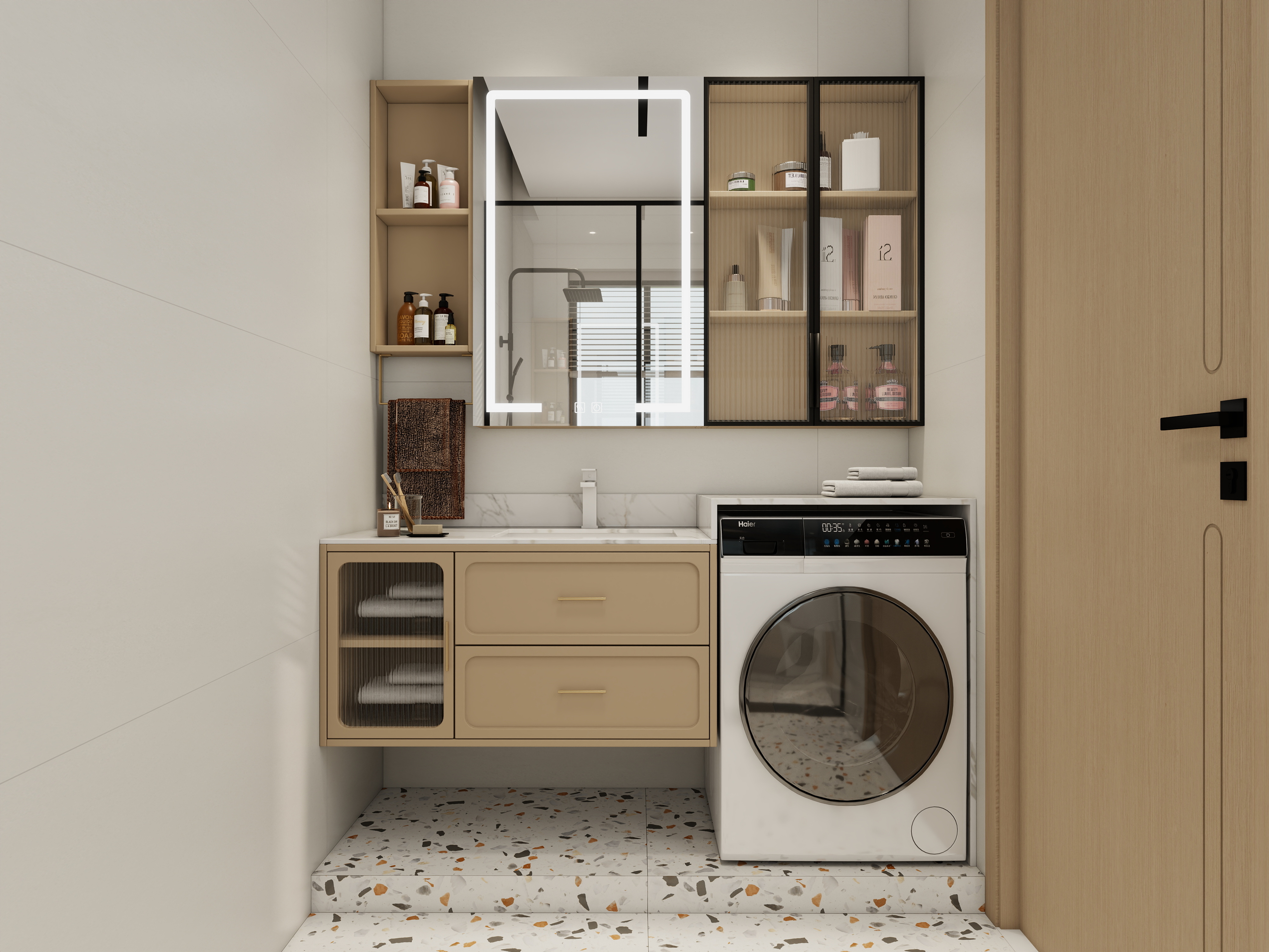 凌云設计-海德公园82㎡2室装修效果图