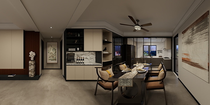 梵居空间设计-潍水龙城c03-副本-装修设计方案