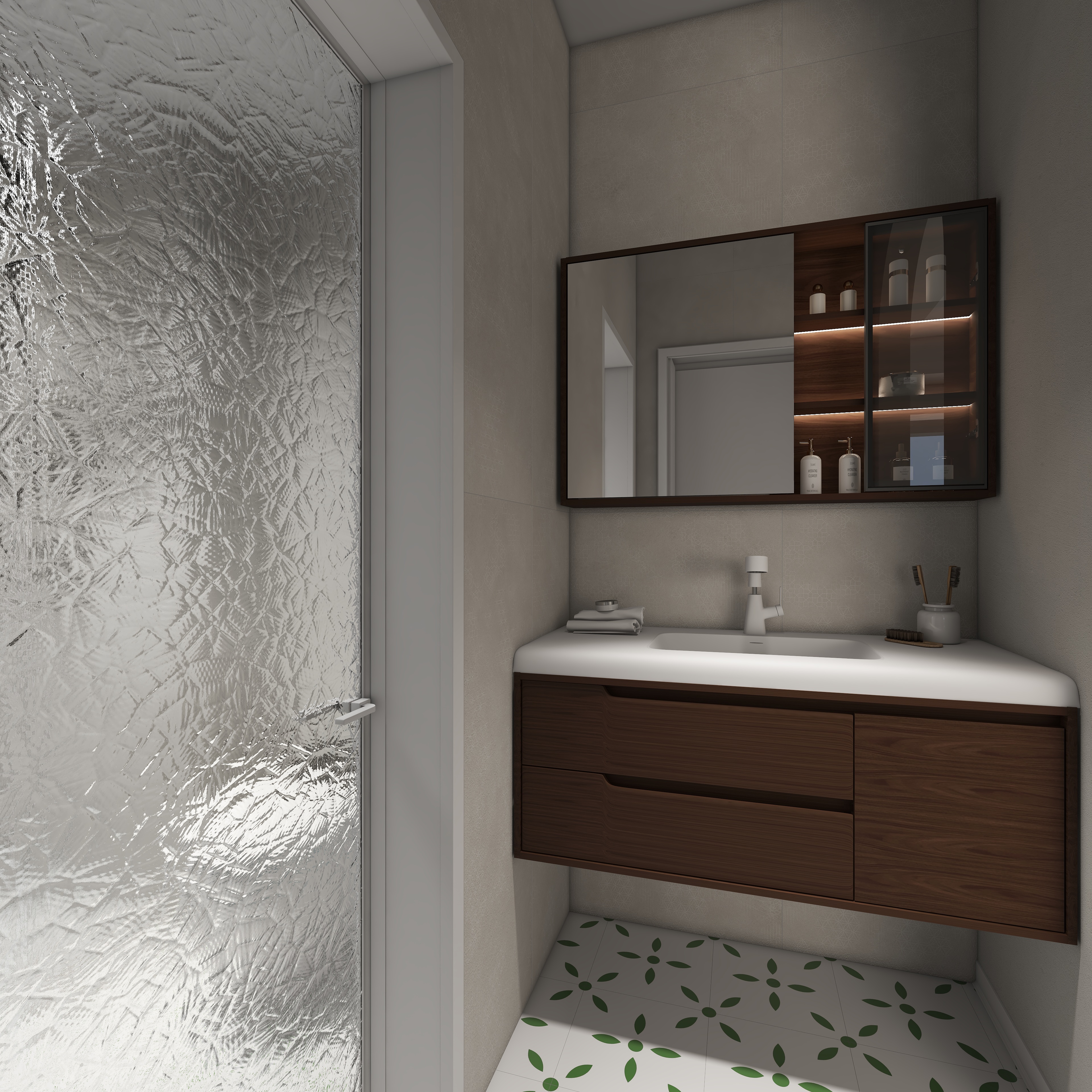 吃吃吃么吃-美利新世界82㎡2室装修效果图