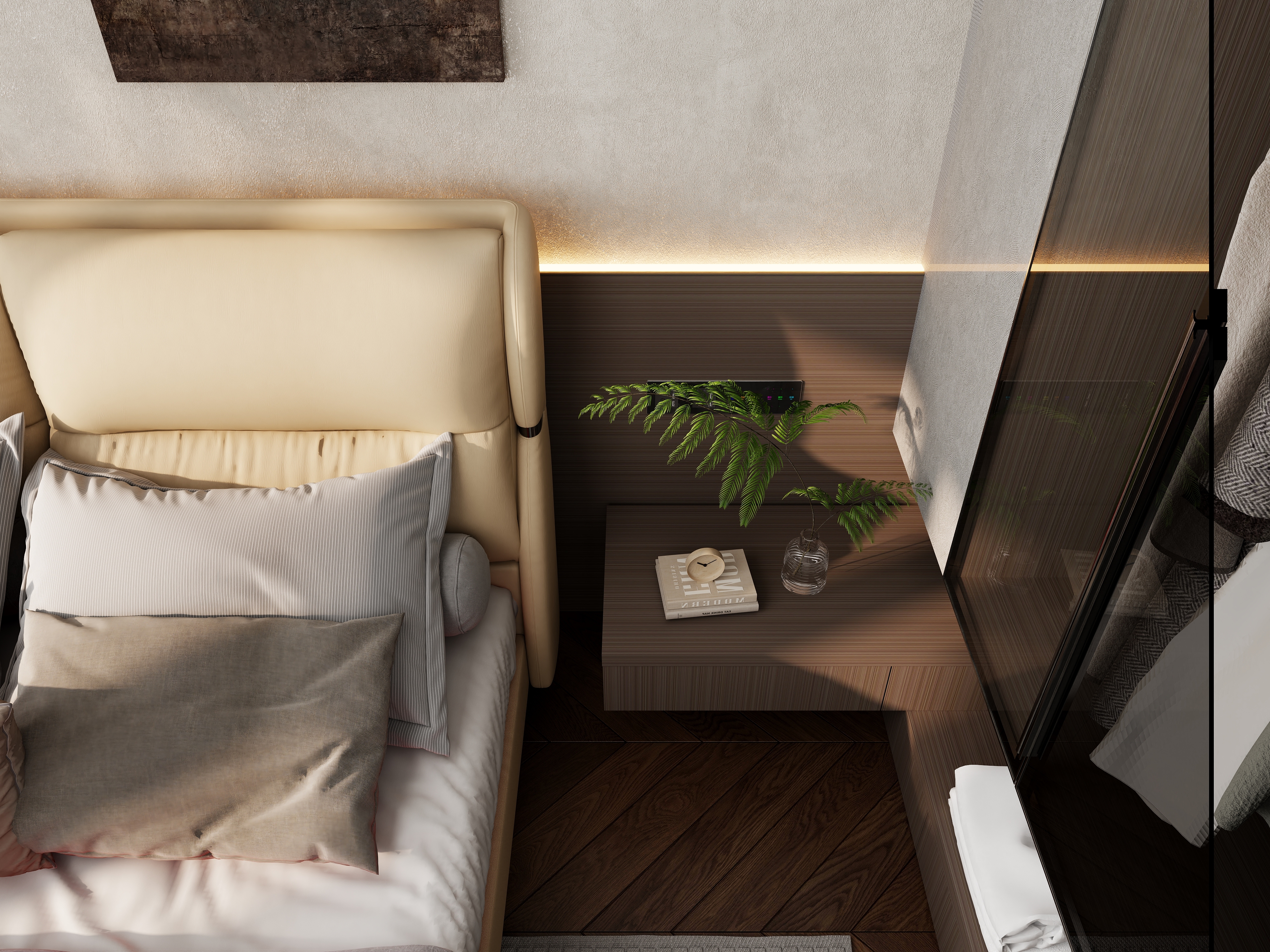 点点设计.-意式现代三居装修效果图