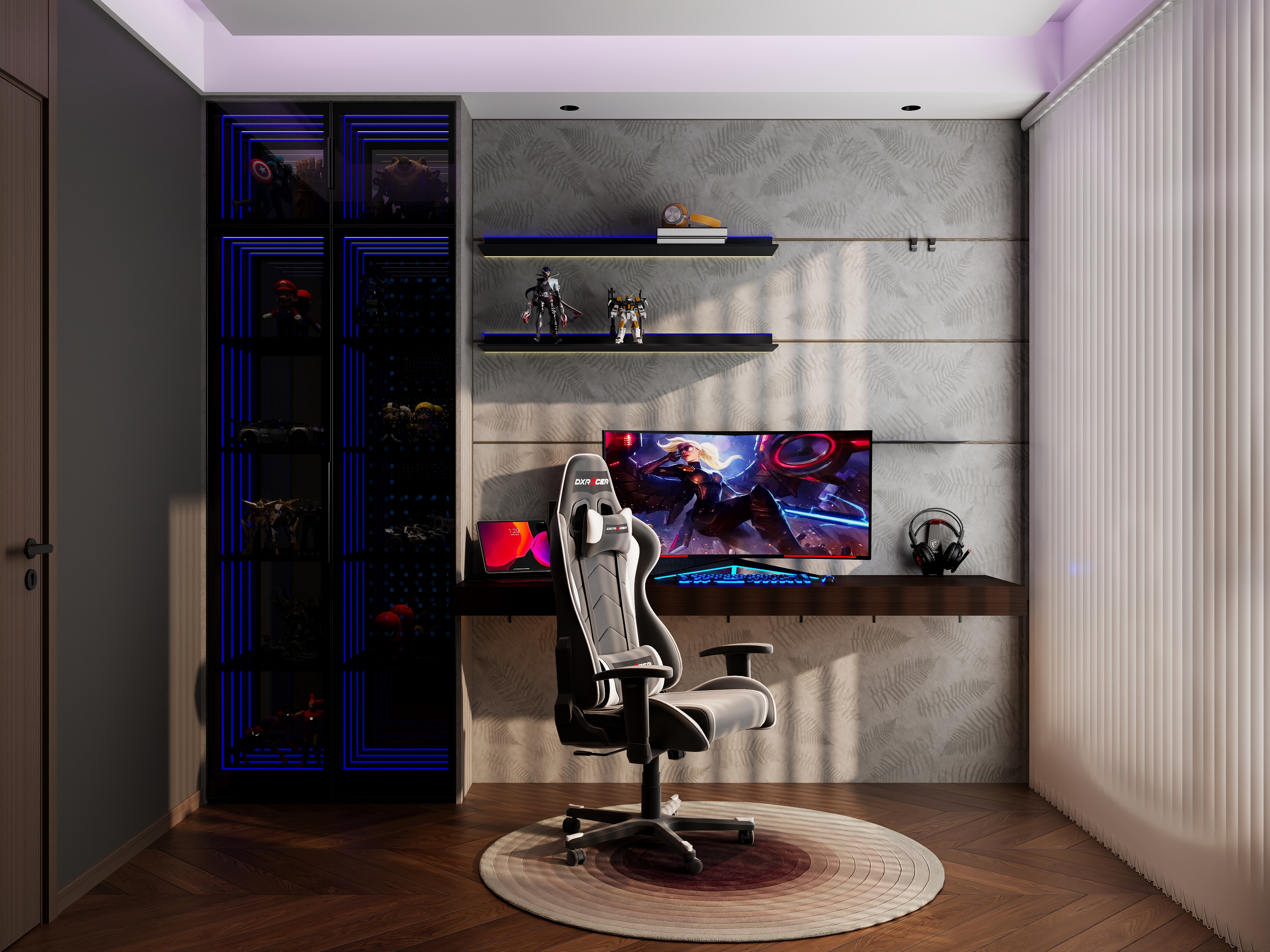 点点设计.-意式现代三居装修效果图