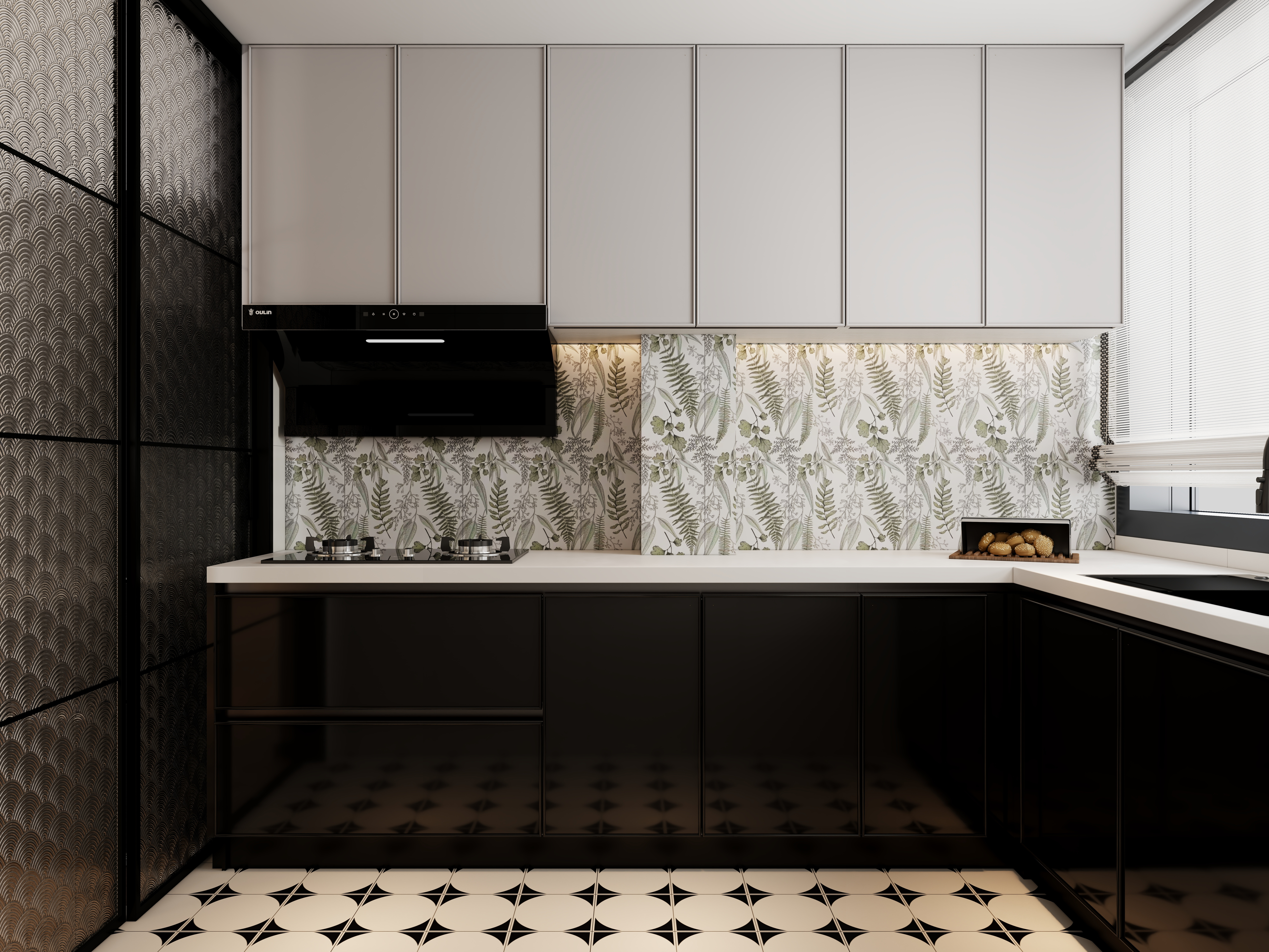 商学院潘俊甫-天空之城88㎡2室装修效果图