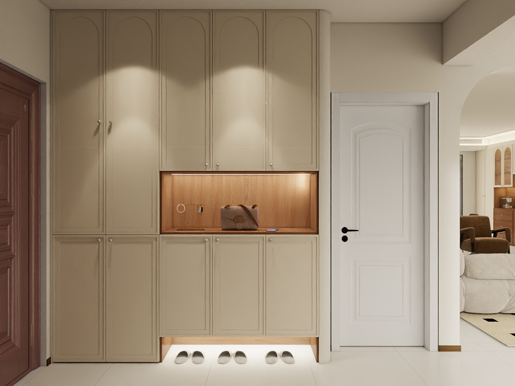 文艺设计-W-0816  轻法式效果图-方案二-装修设计方案