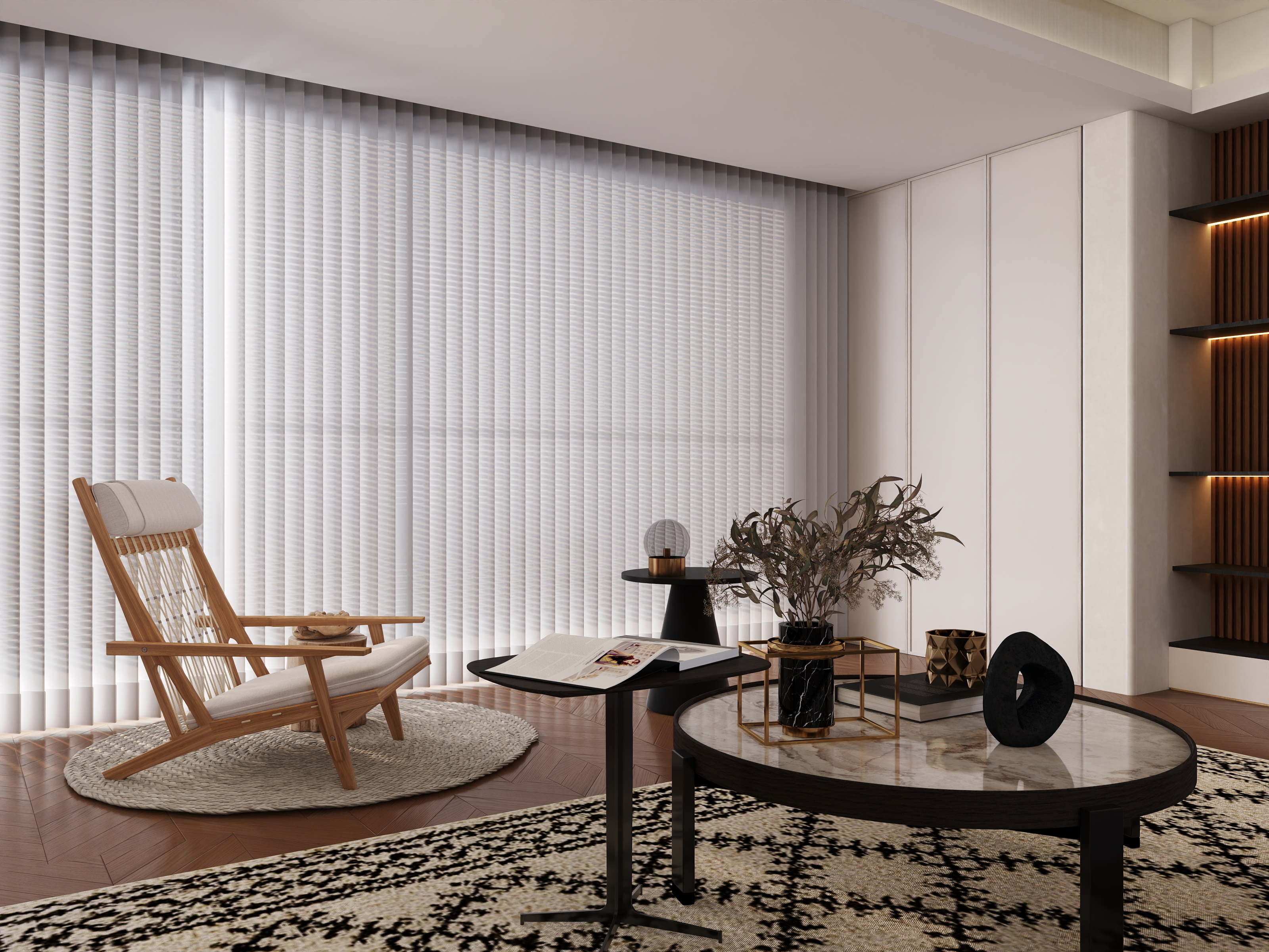 兜中の猫-160㎡1室-装修设计方案