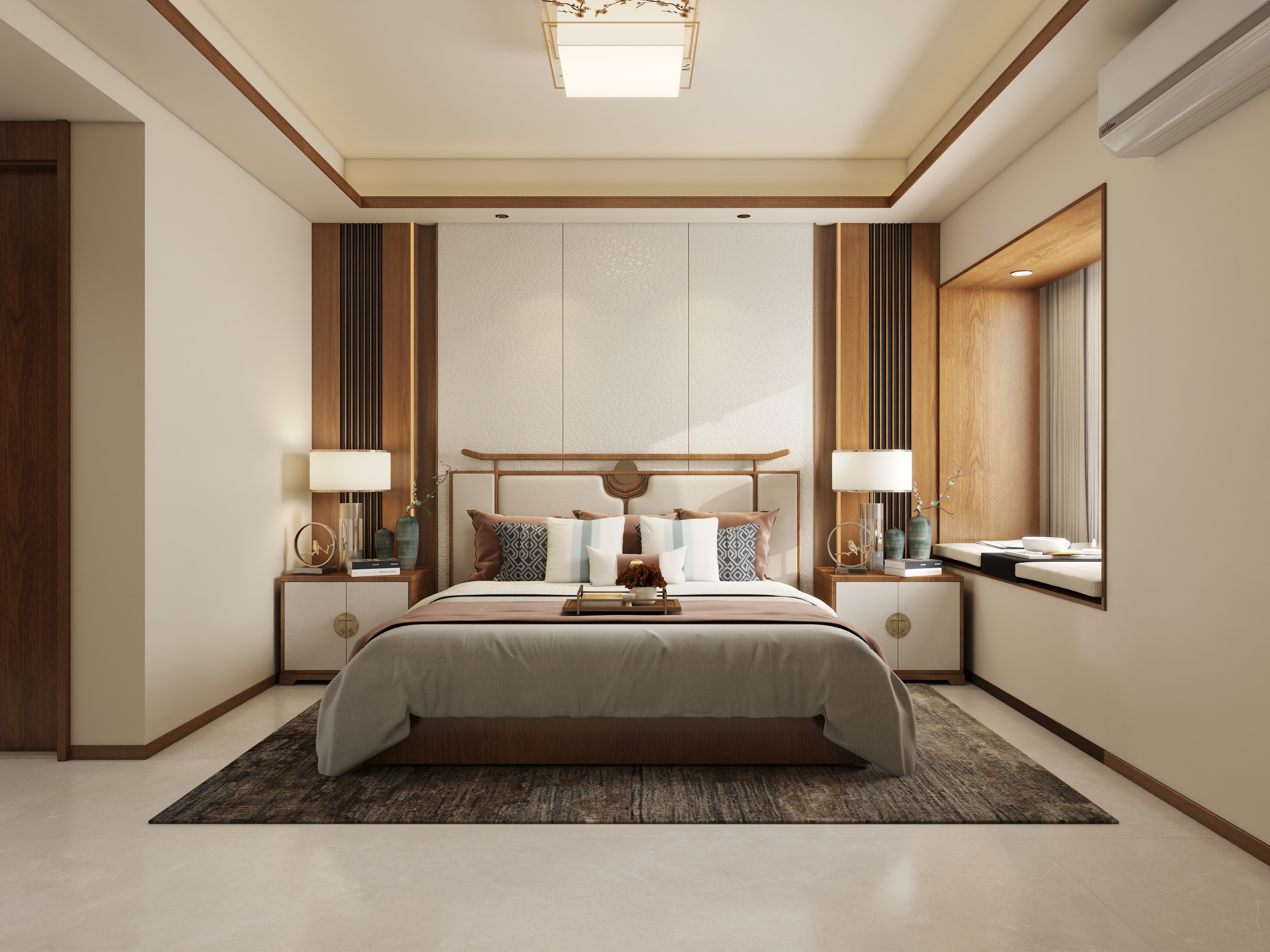 张煜强煜境设计-215平米宋氏美学中式大平层装修效果图