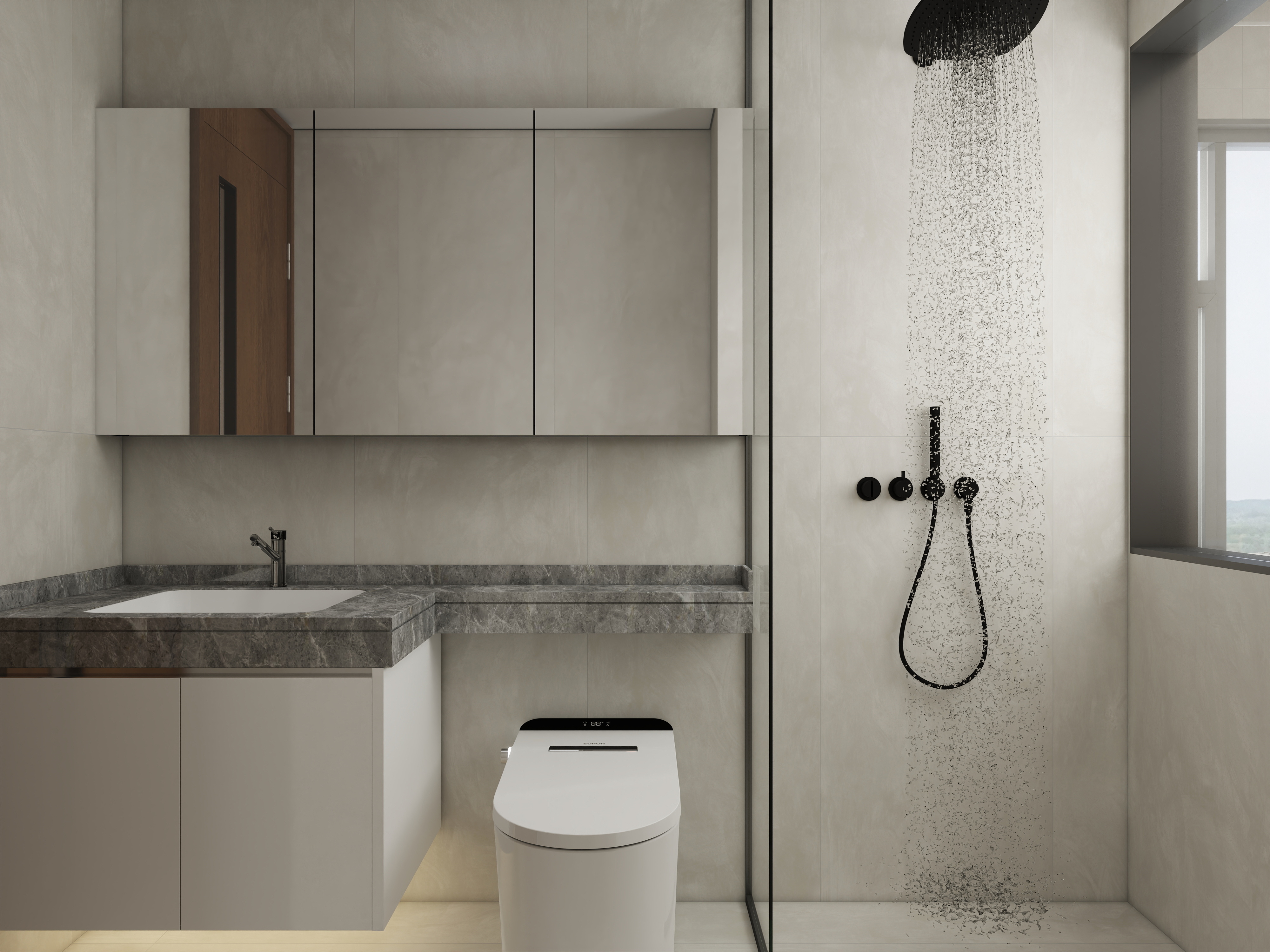 张煜强煜境设计-215平米新中式大平层装修效果图