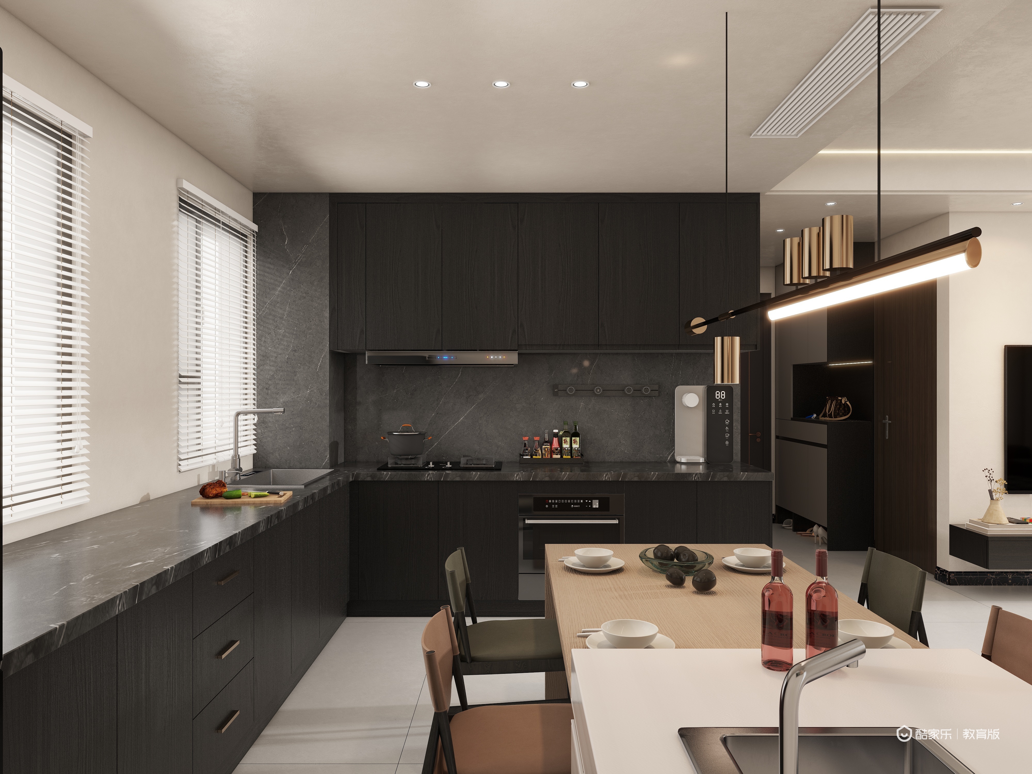 萌哩看海-混搭118㎡4室装修效果图