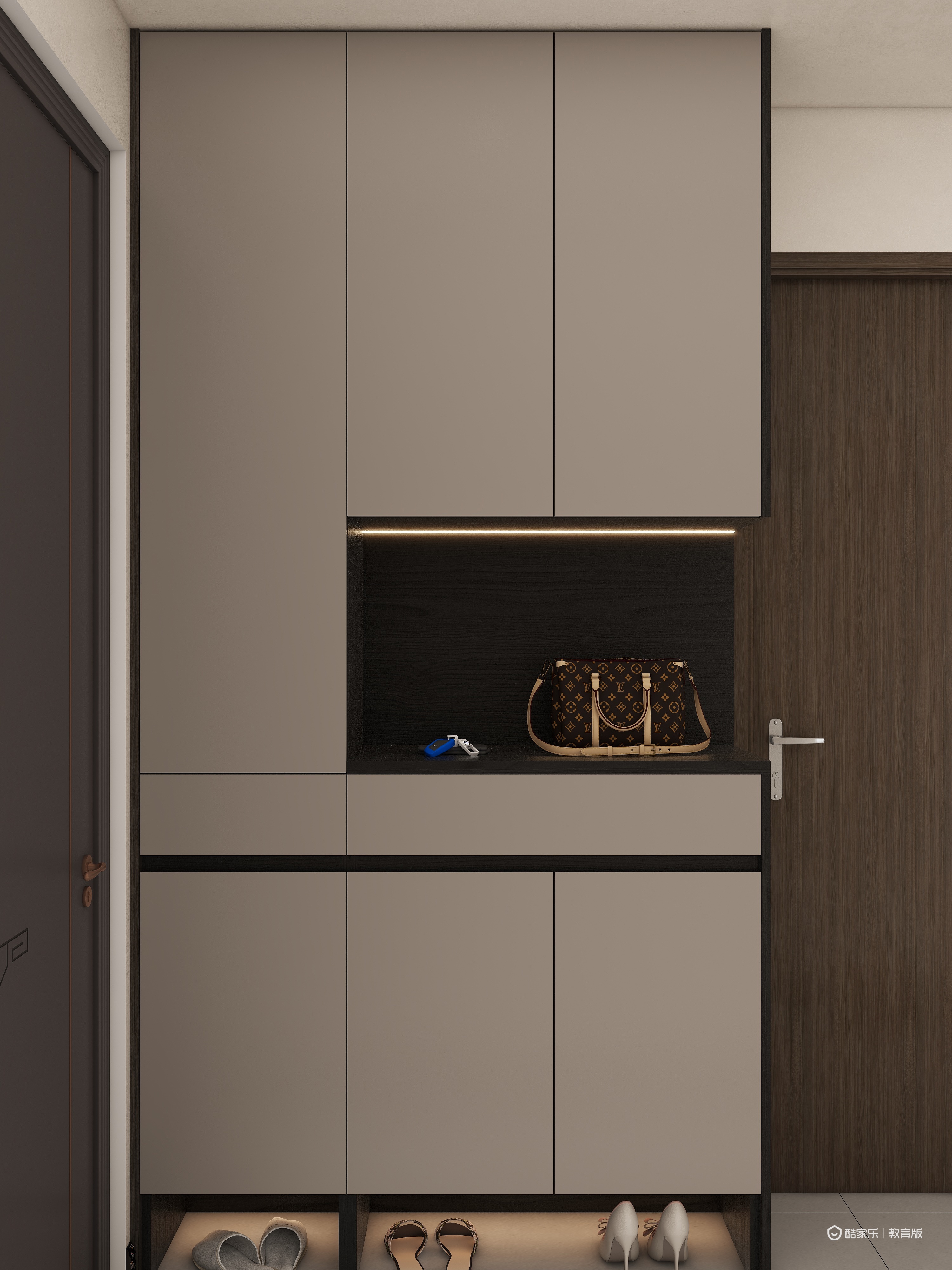 萌哩看海-混搭118㎡4室装修效果图