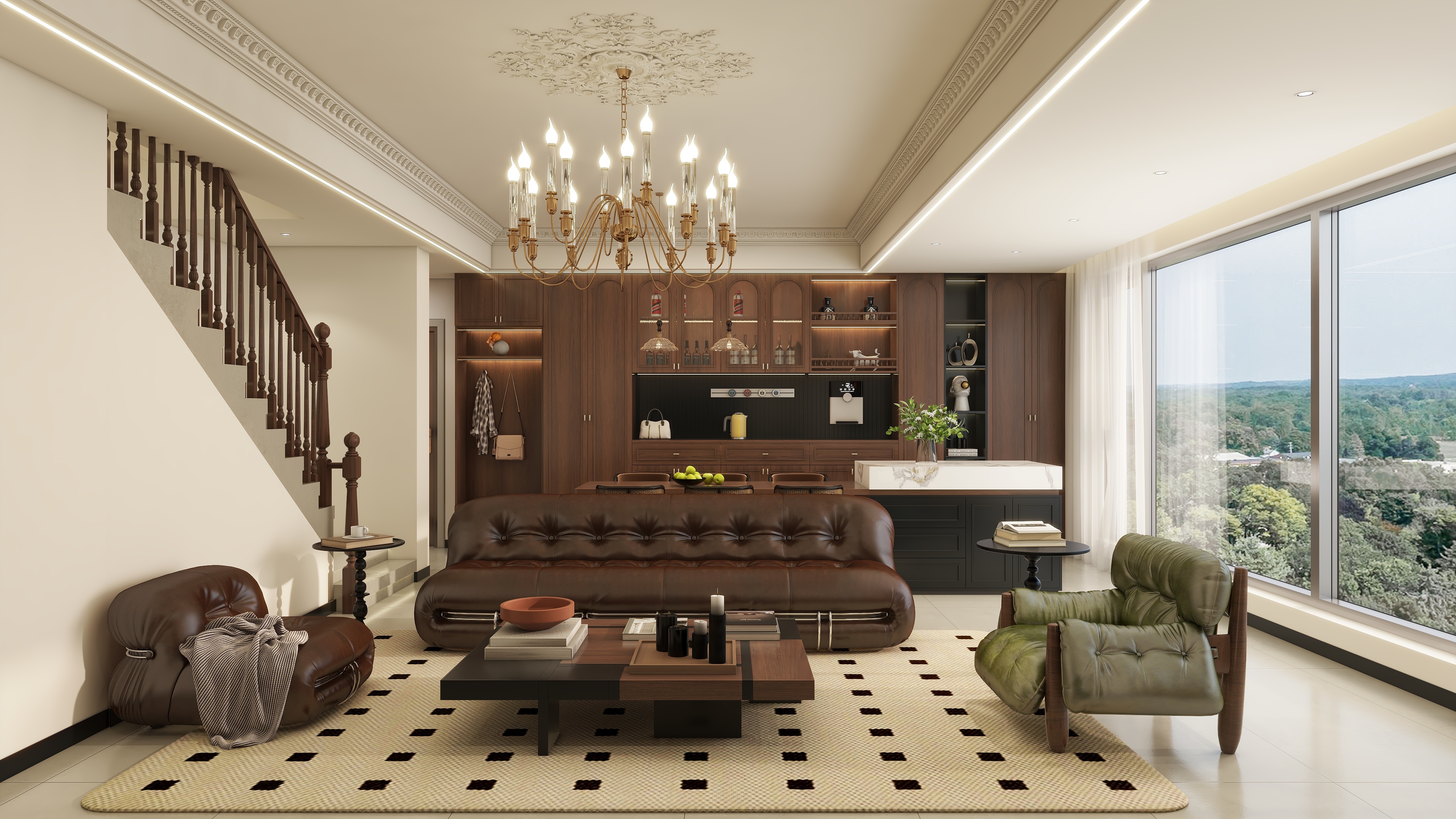 杨勇师兄-法式  复式楼-装修设计方案