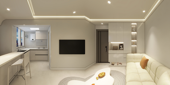 眼睛有光-王老师锦江区soho我的寓所-装修设计方案