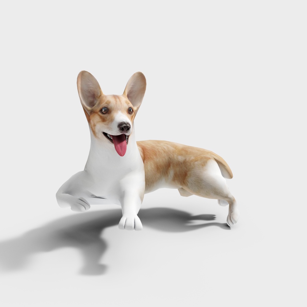 狗3D模型