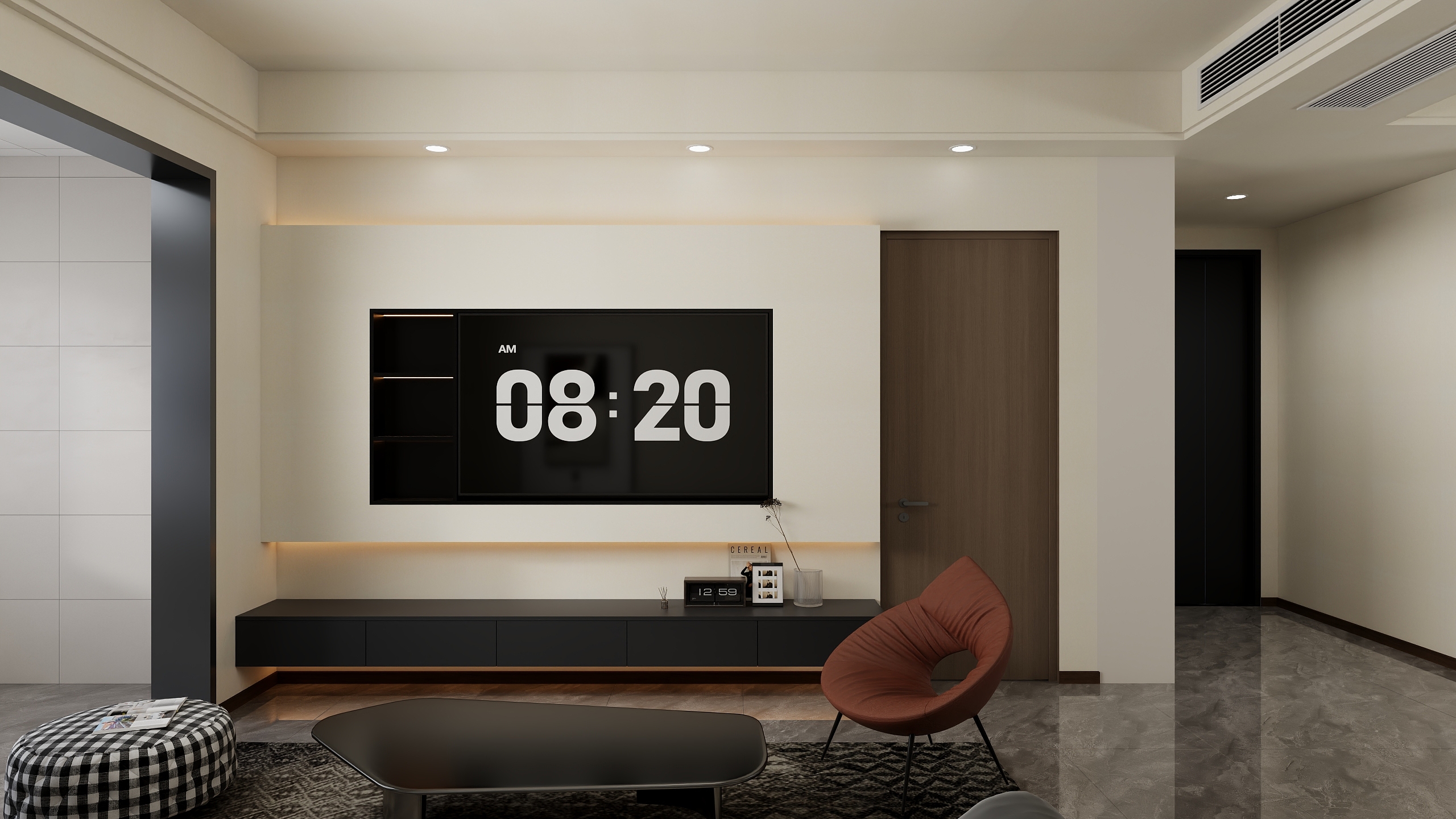 欧派全案设计师-陶工-御景贵园103平现代简约-装修设计方案