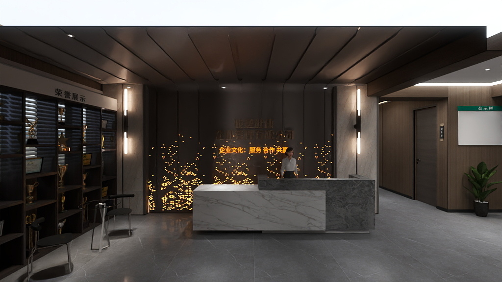 景程居舍装饰设计-办公室-XIOUG-装修设计方案