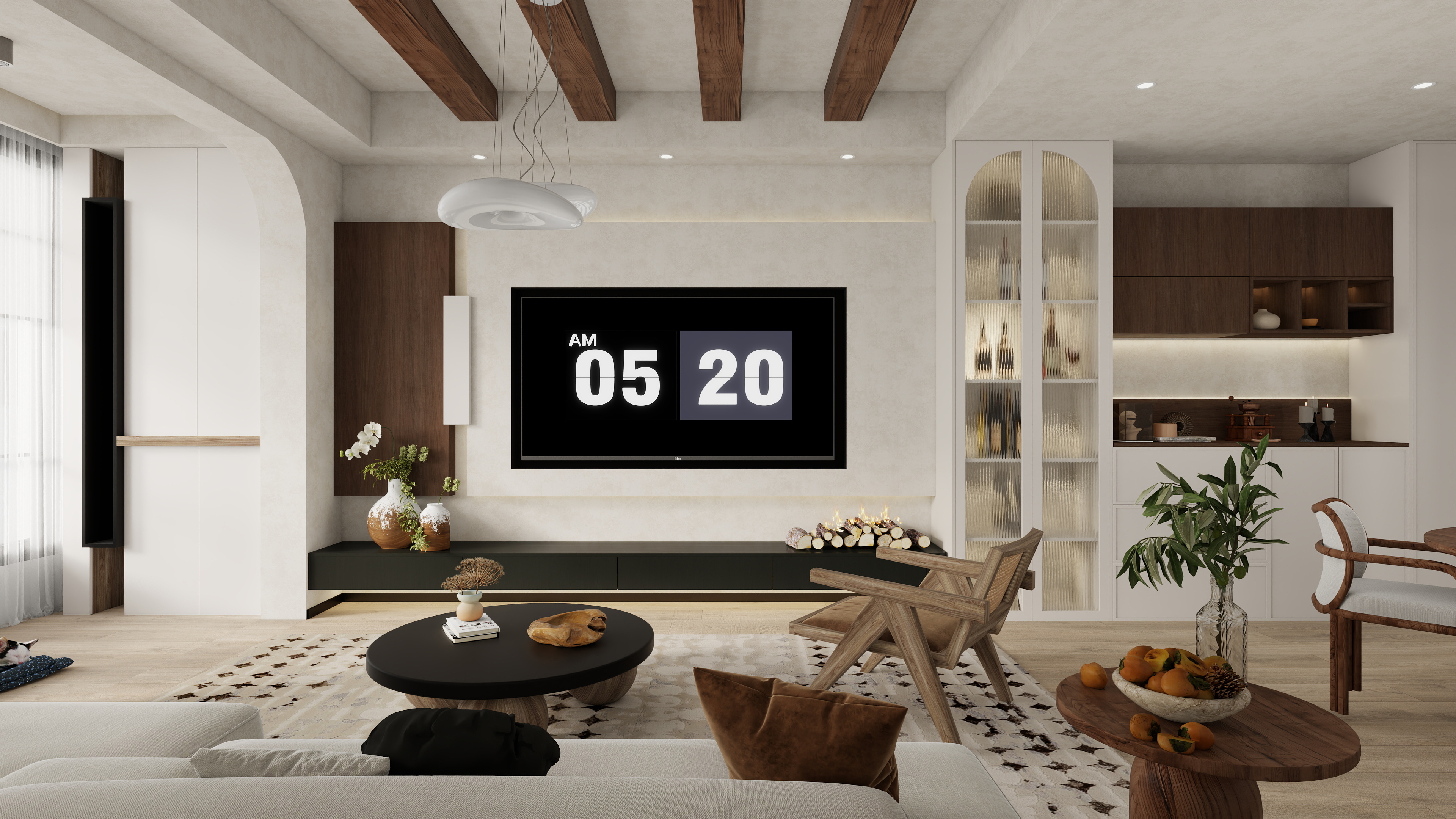 王清苡-绿城·春风晴翠110㎡3室装修效果图