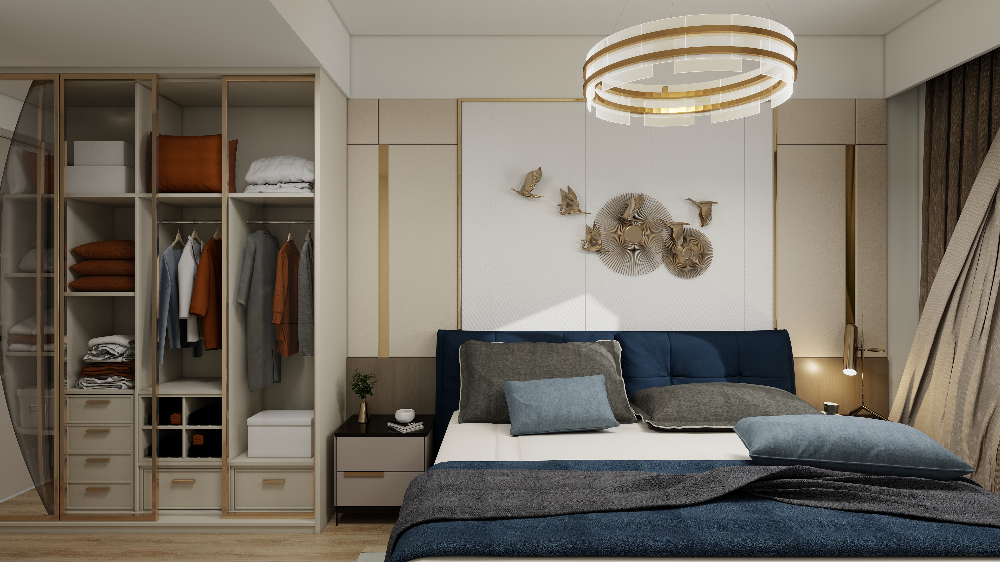 落落12-中德英伦联邦95㎡3室-装修设计方案