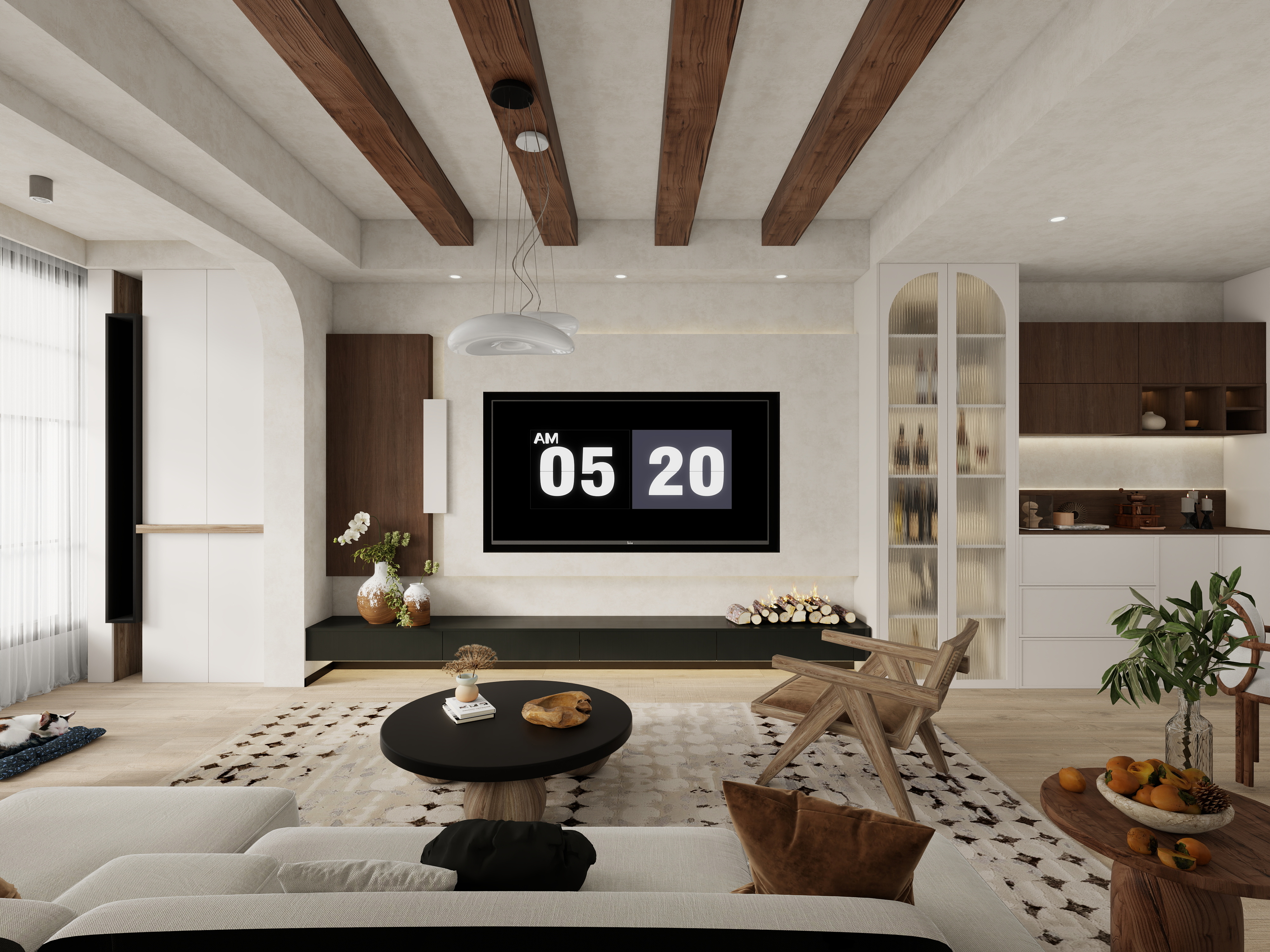 王清苡-绿城·春风晴翠110㎡3室装修效果图