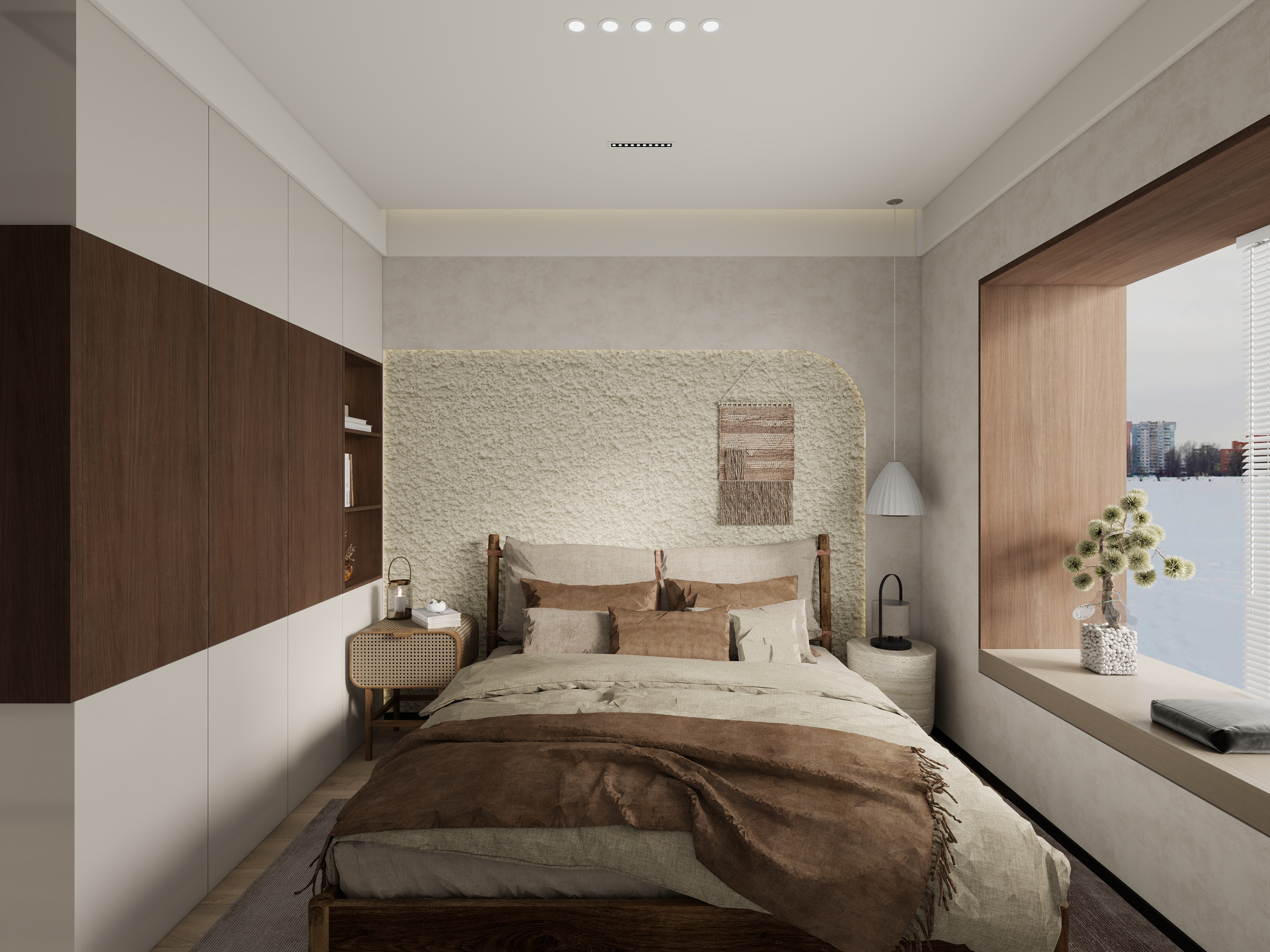 王清苡-绿城·春风晴翠110㎡3室装修效果图