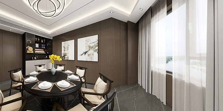 装修效果360全景-王总会所-装修设计方案