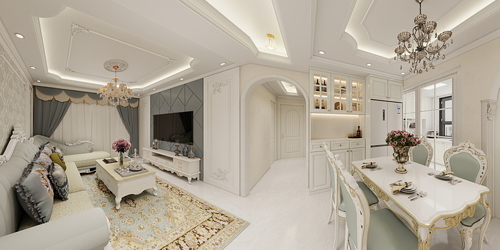 Mysunshinen-玖悦台114-欧式-装修设计方案