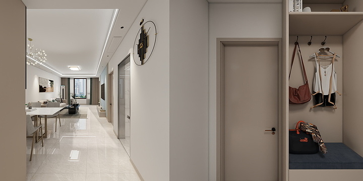 蝉v夏-鸿坤理想湾-装修设计方案