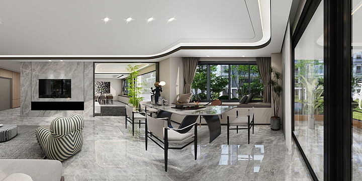 A独立设计师阿启-256现代-装修设计方案