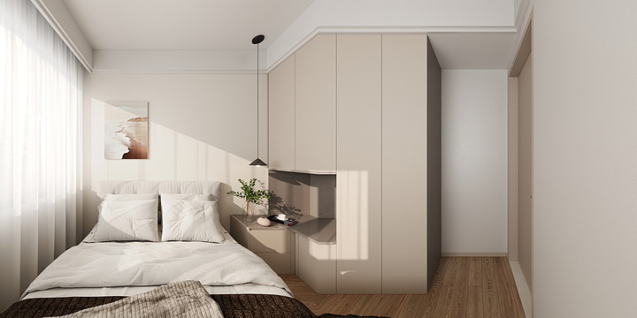 久宸设计工作室-灰白棕-装修设计方案