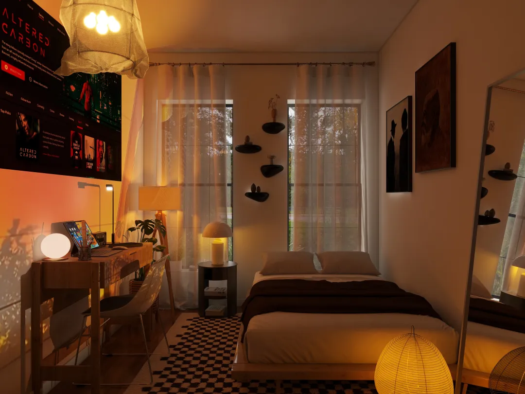 shazzzz3的装修设计方案:Dopomine Decoration Bedroom