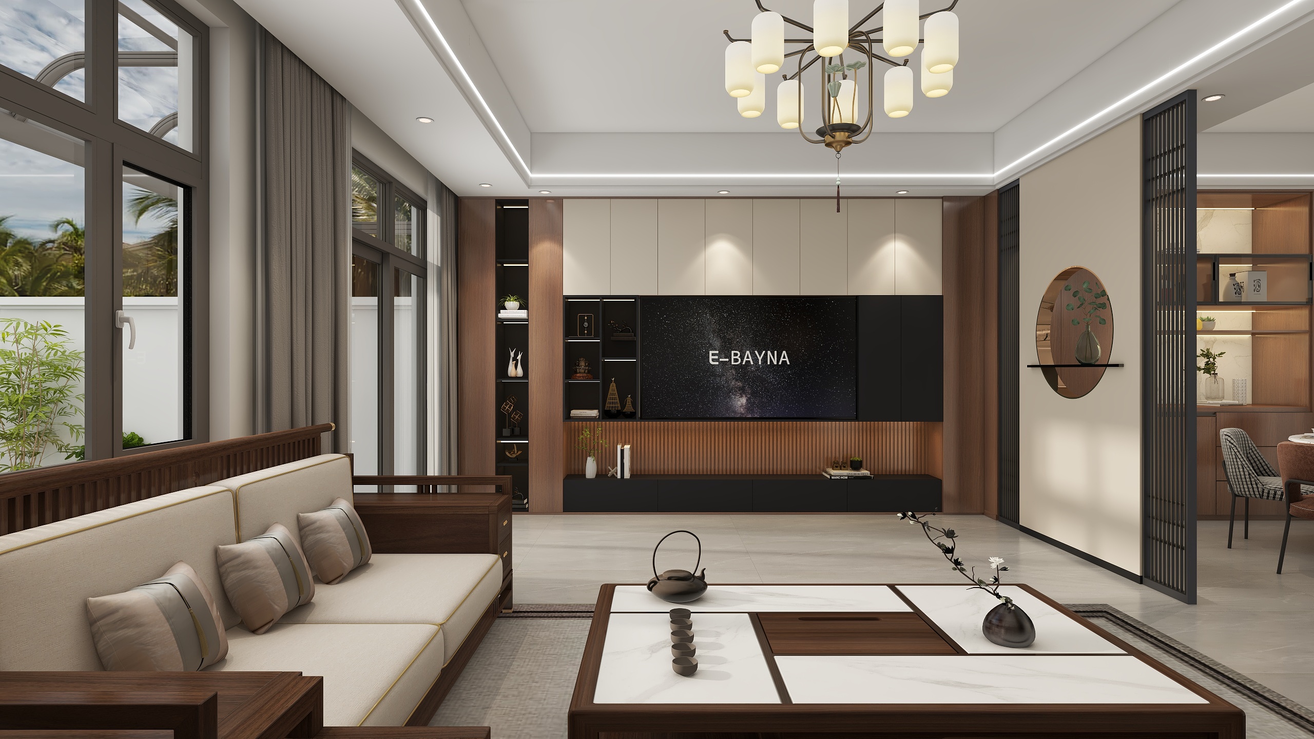 sunest.-惠州-金都雅苑-中古风别墅2003栋-装修设计方案