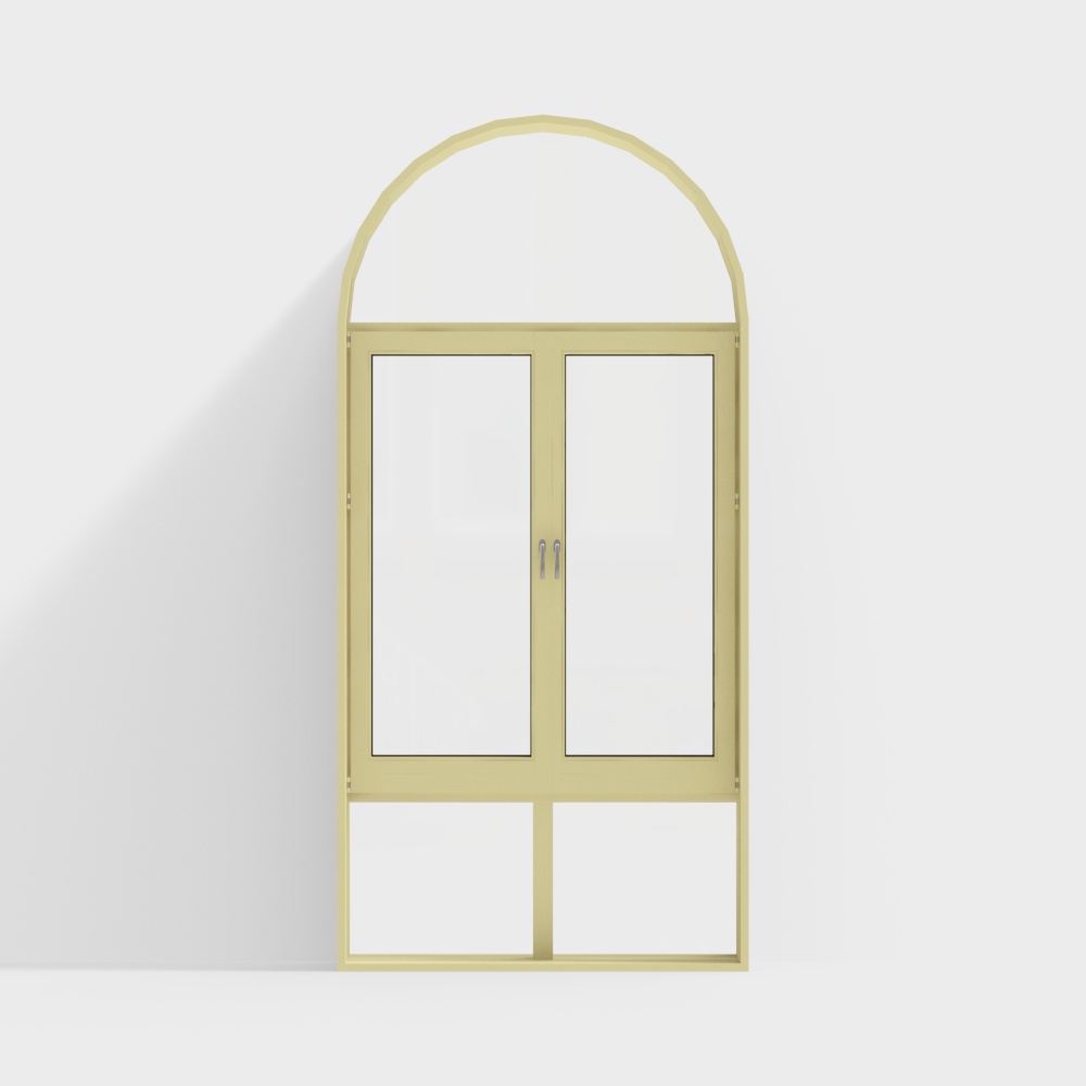 幼教功能教室弧形窗3D模型