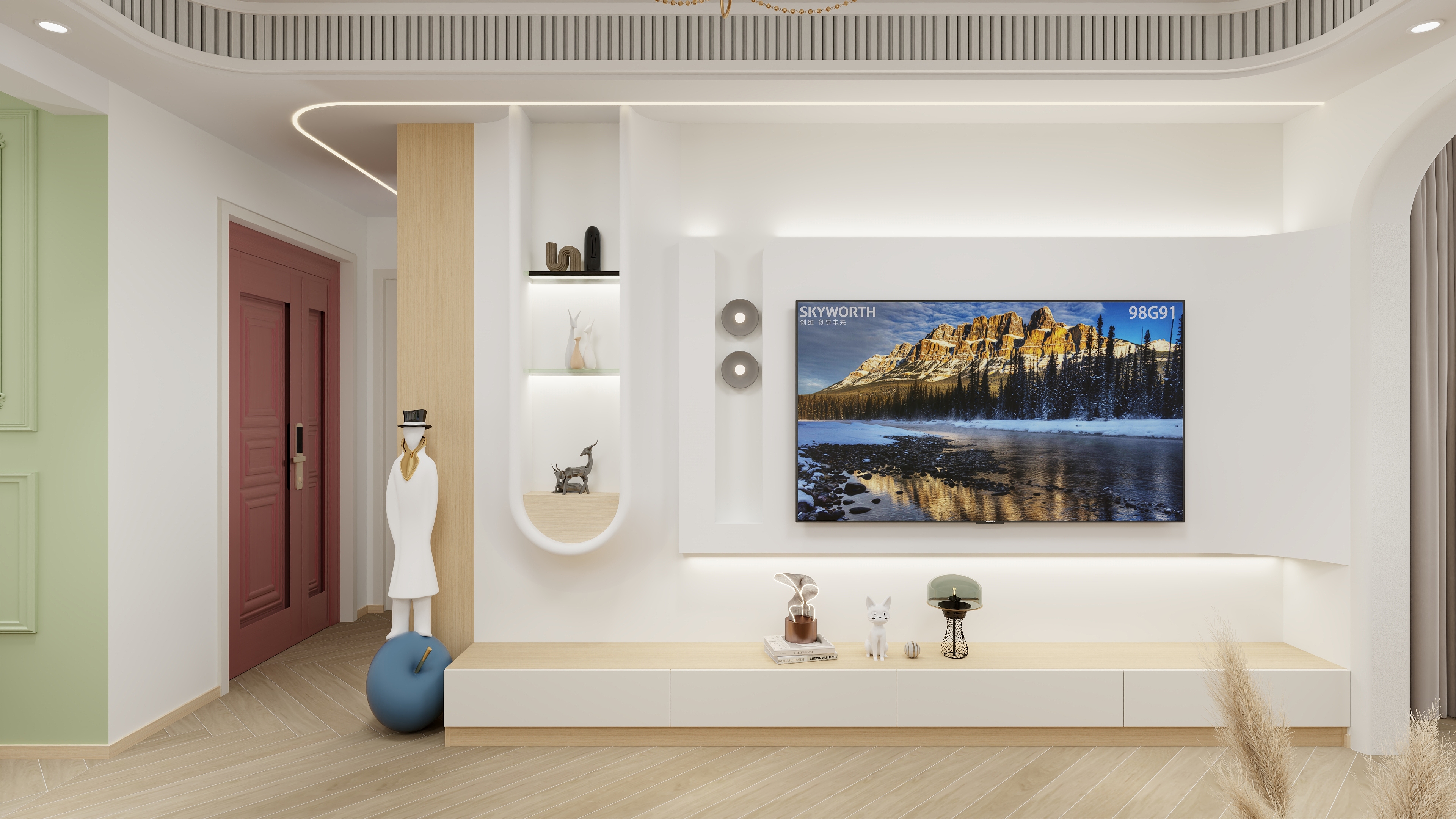 临泉正楷设计-125三室法式轻奢-装修设计方案