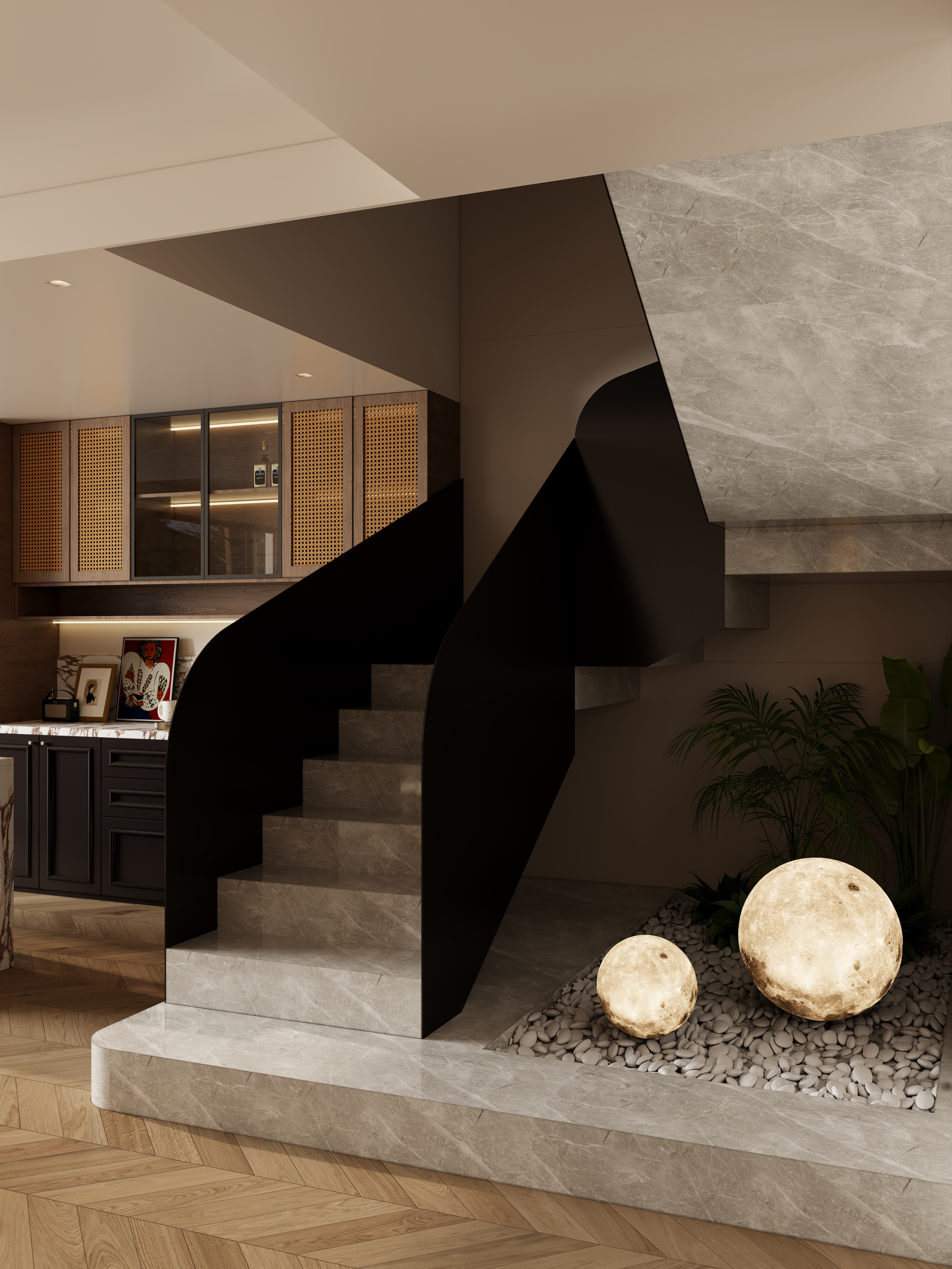 有点设计事务所-金科博翠275㎡装修效果图