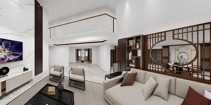 全屋定制高端定制-吴-兰乔圣菲别墅-副本-副本-装修设计方案