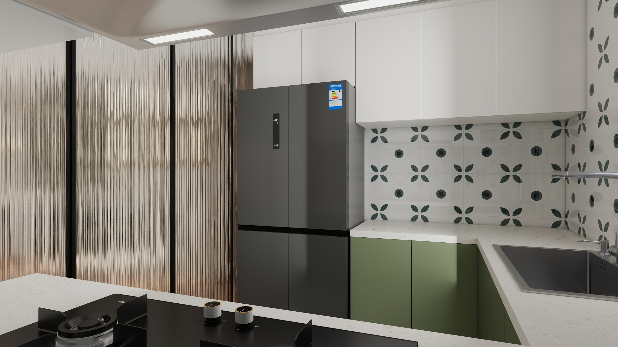 迟言闻语-天玺湾106㎡2室装修效果图