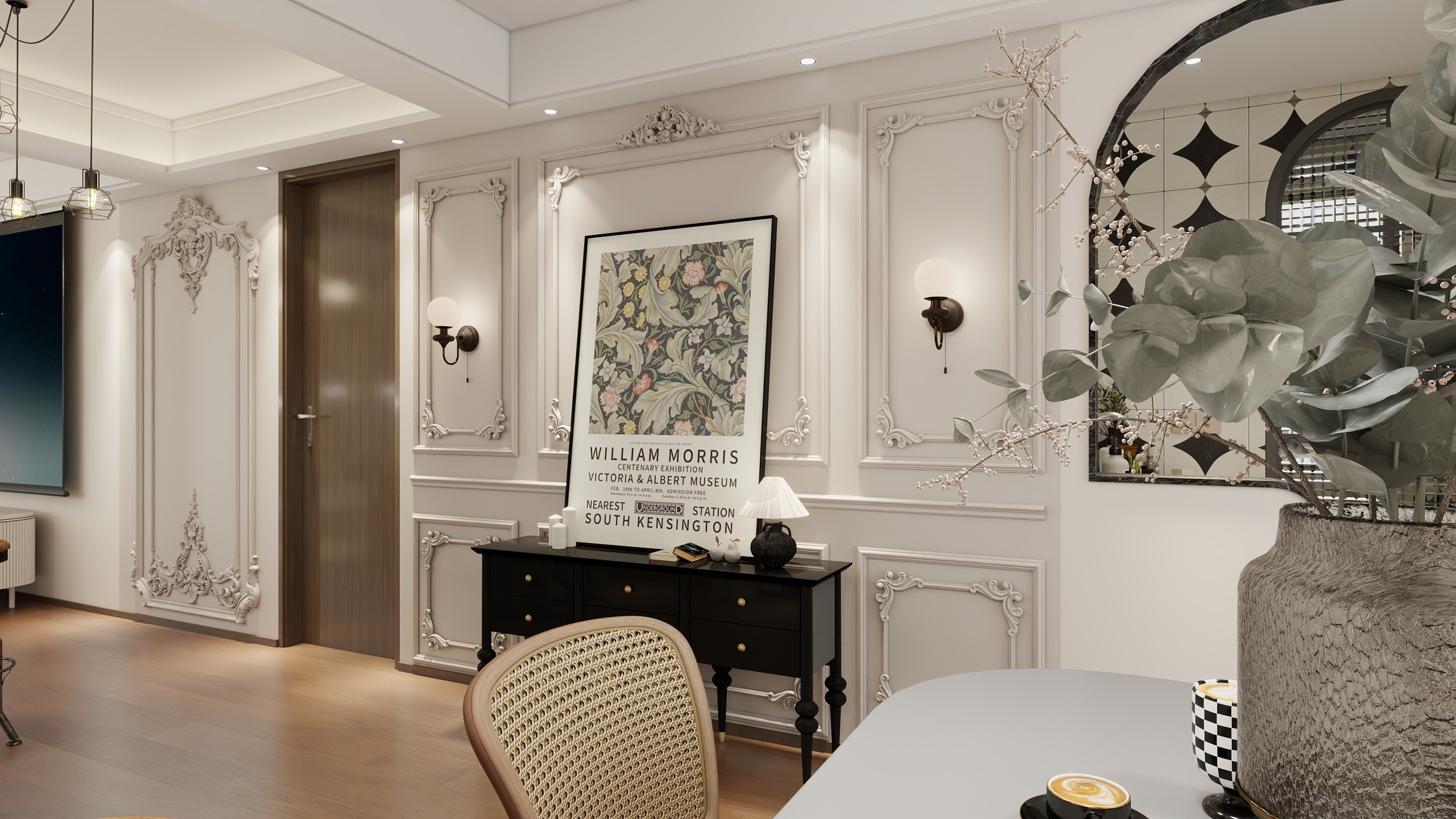 迟言闻语-中古风-装修设计方案