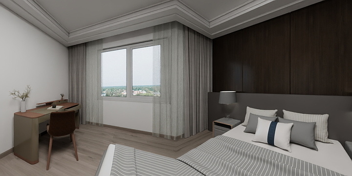 画家H-125㎡3室-装修设计方案