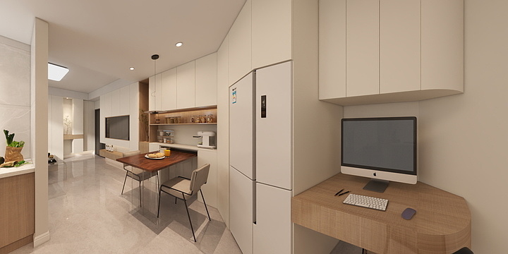 付付设计-客餐厅设计-装修设计方案