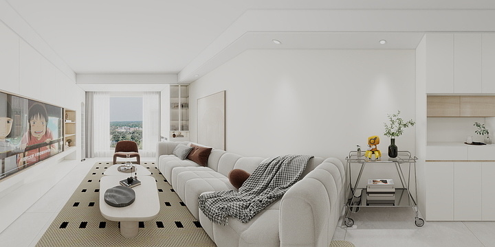 付付设计-8.18奶油风-装修设计方案