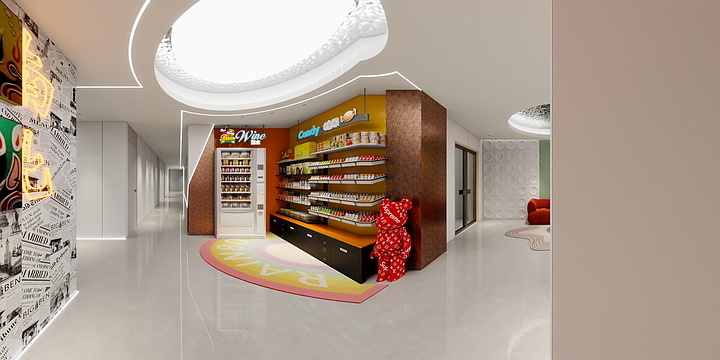 胡佐林-长寿路棋牌室放样-装修设计方案