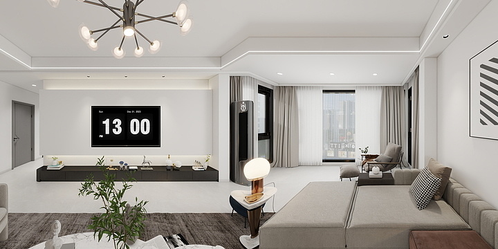 众美装饰王金辉-正泰新城一期1栋2单元804-装修设计方案