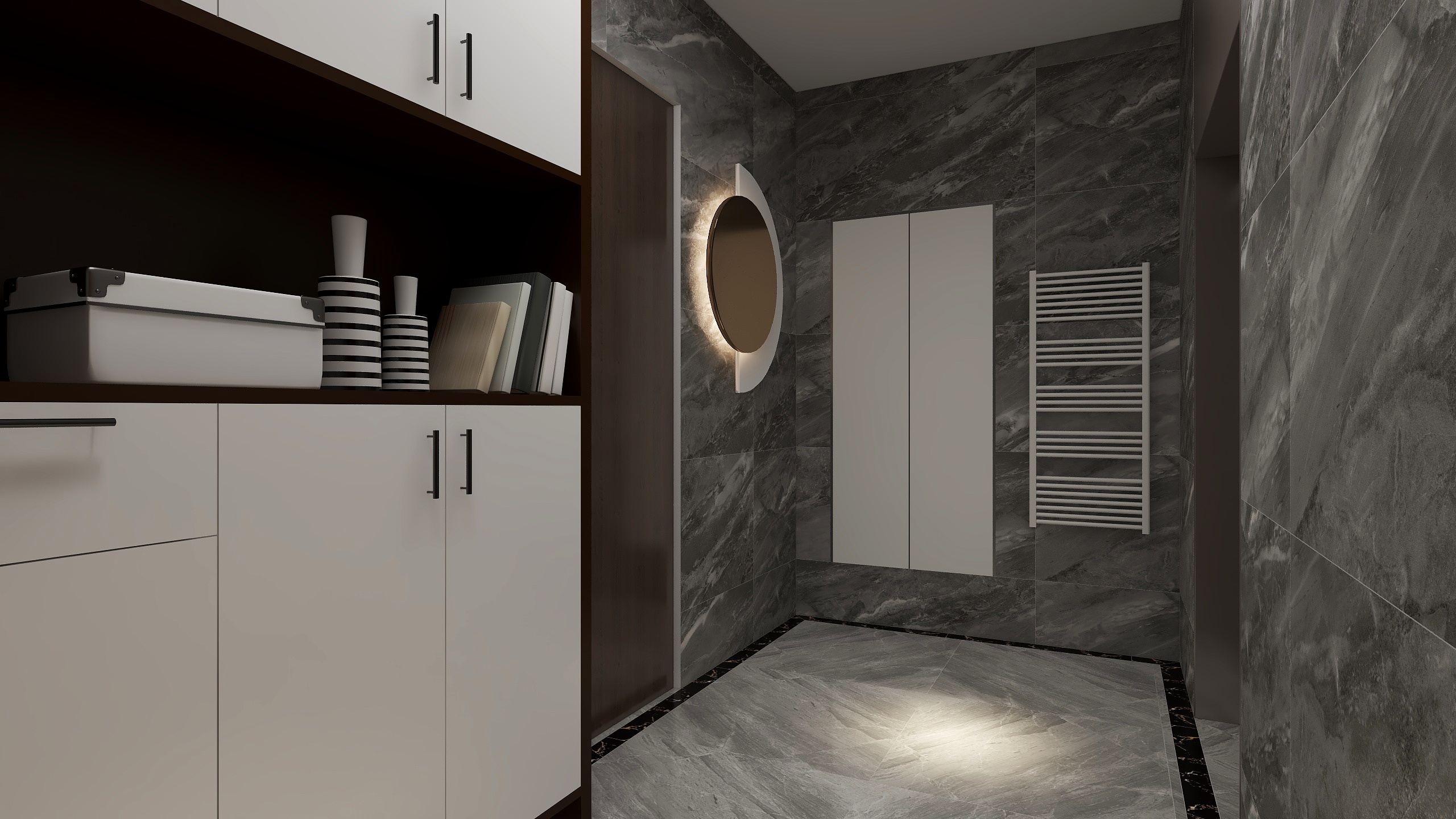 王敏-君汇华府218㎡4室装修效果图