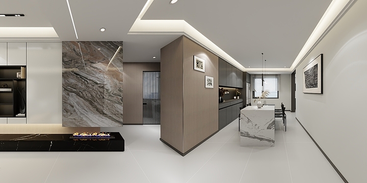 池传伟-荣信华府131平-装修设计方案