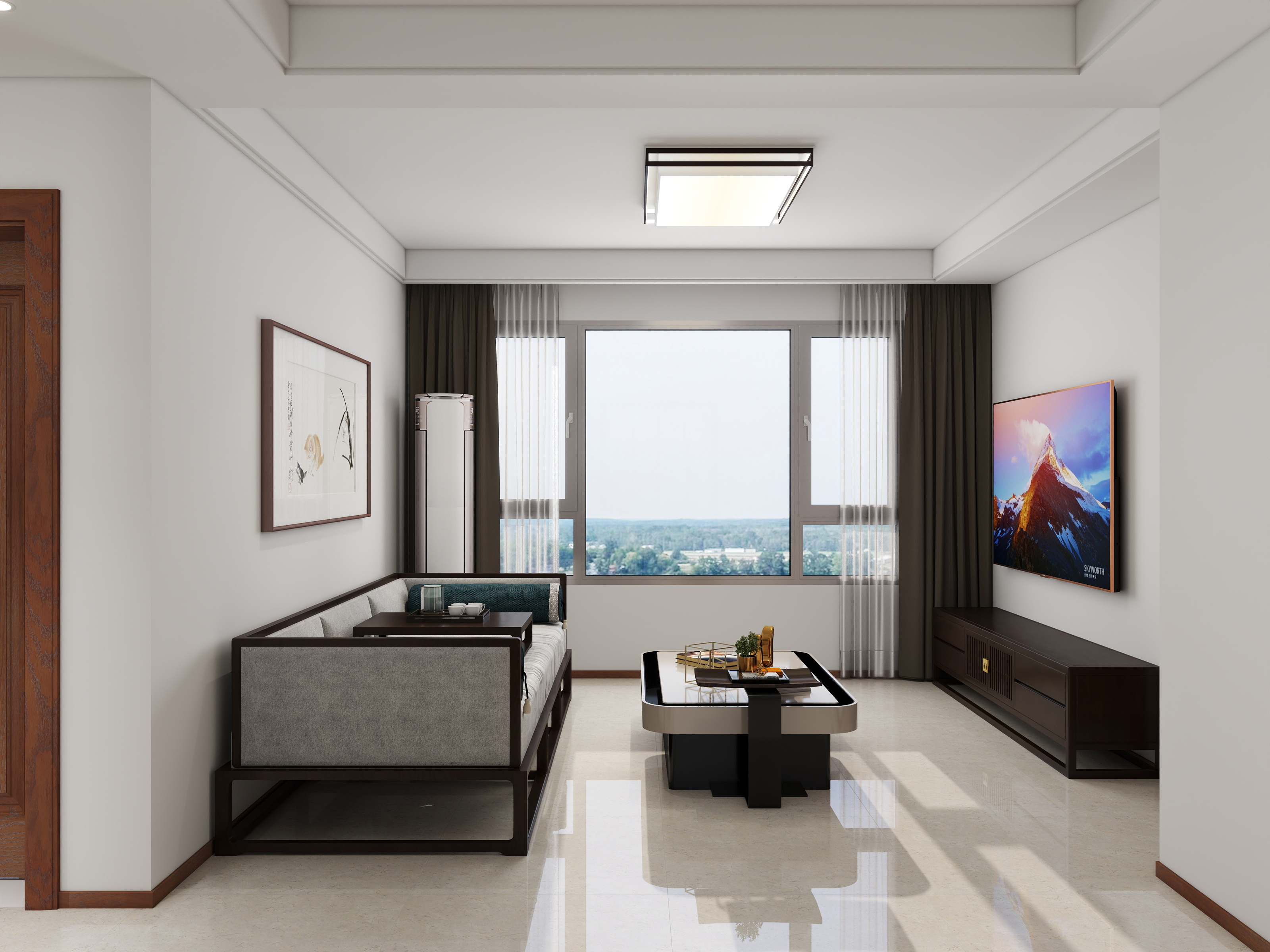 室内设计师王金伟-后阳社区新中式-装修设计方案