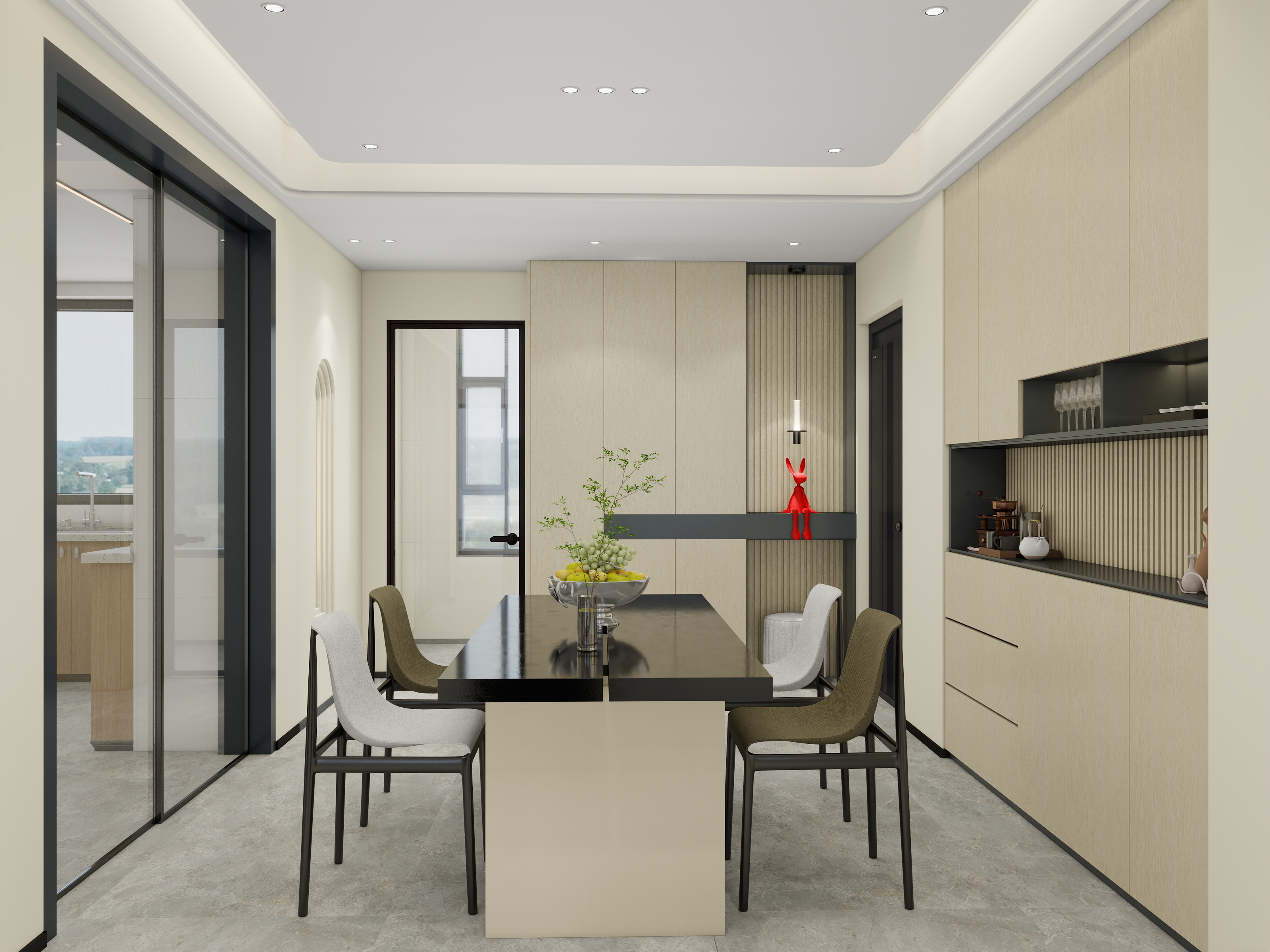 江梓岈-现代简约87㎡2室-装修设计方案