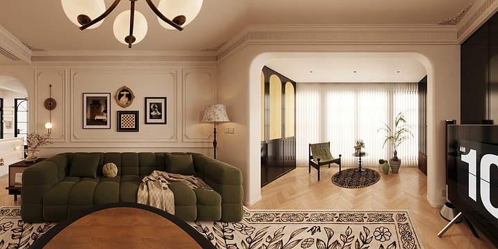 林宜社-法式复古-装修设计方案