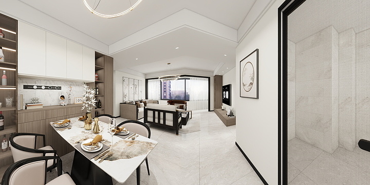 设计师蔡宗洁-禹洲凤凰府 130㎡-装修设计方案