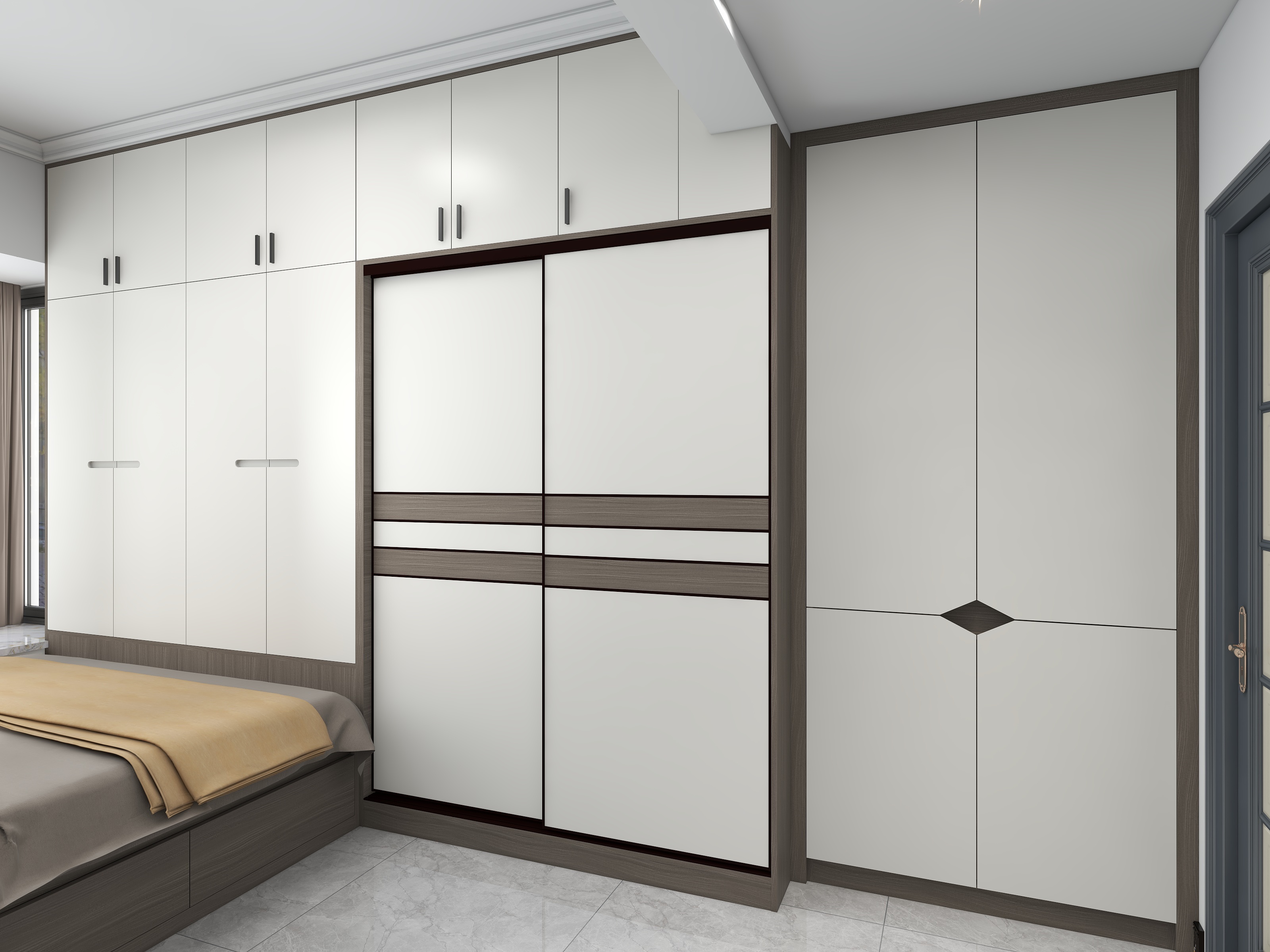 黄克诚-顺安雅居主卧榻榻米-装修设计方案