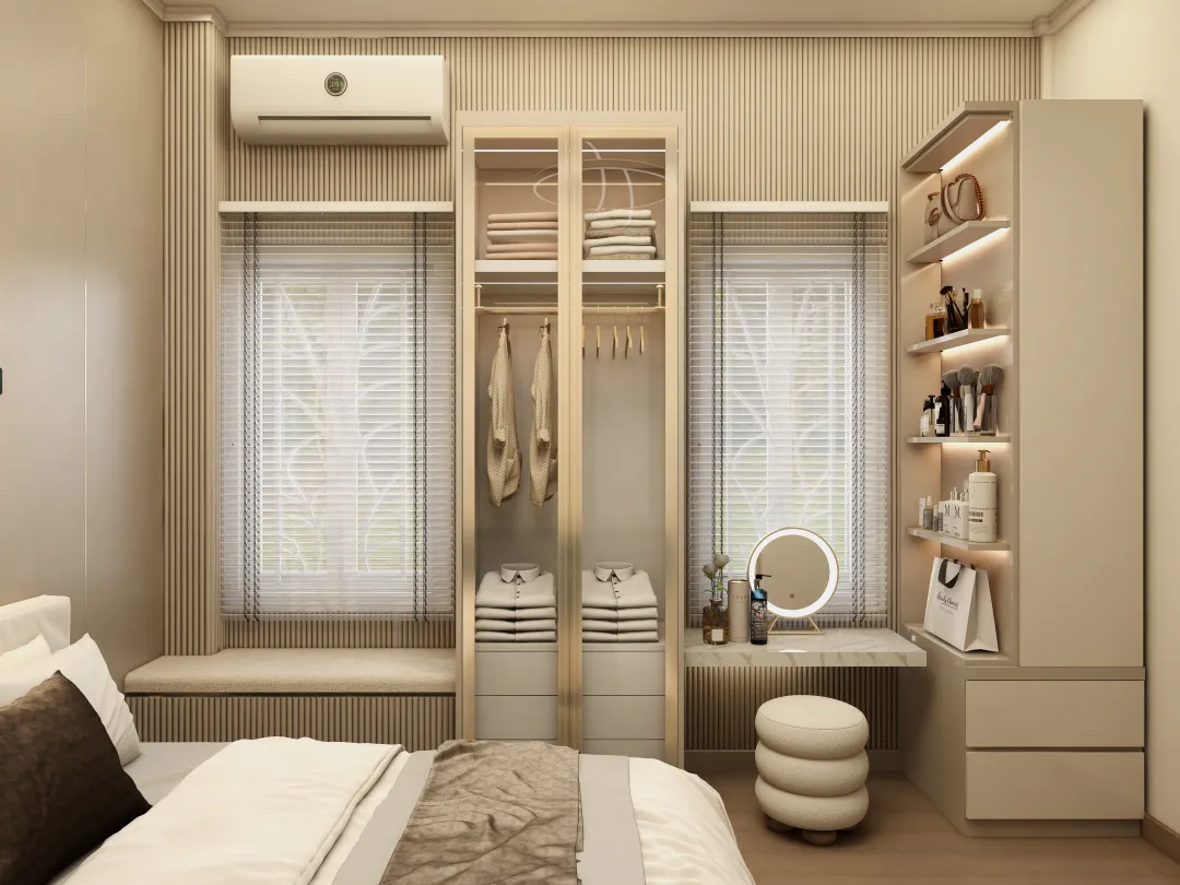 dekorandidesign的装修设计方案:kamar tidur modern by dekorandi