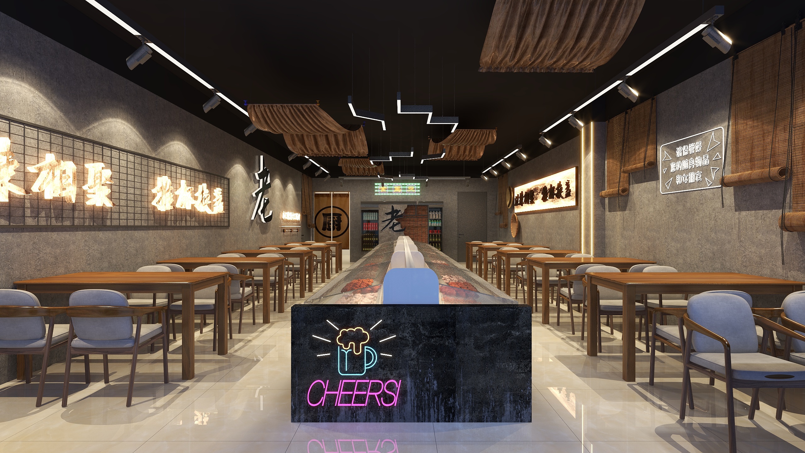 终终-烤肉装修效果图